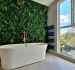 Enhancing Bathroom Design with Artificial Plant Walls