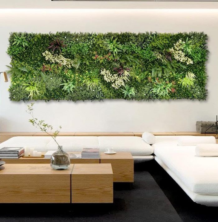 indoor artificial plant wall